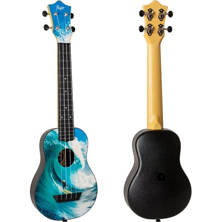 Flight TUSL25 Surf Travel Concert Scale Soprano Ukulele