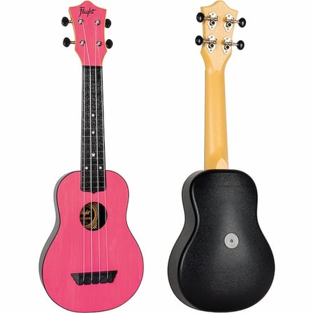 Flight TUS35 Travel Soprano Ukulele (Pembe)