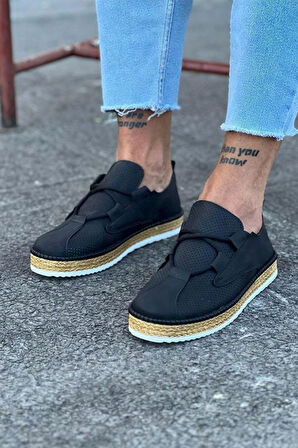 D-Siyah Erkek Casual Ayakkabı-WG015