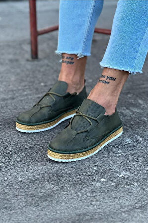 D-Haki Erkek Casual Ayakkabı-WG015