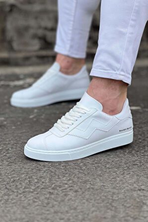 D-Beyaz Erkek Casual Ayakkabı-WG160