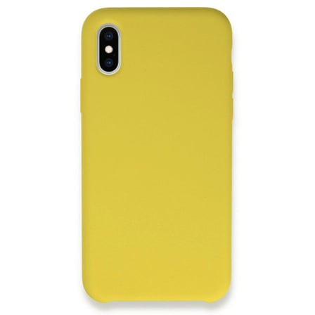 Apple İphone X Kılıf Lansman Legant Silikon - Sarı