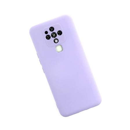 Tecno Camon 16 Kılıf Nano İçi Kadife Silikon - Lila