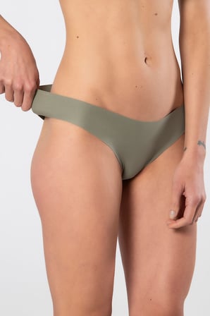 Türen Kadın Lazer Kesim Pamuklu Brazilian Külot 908/Yeşil