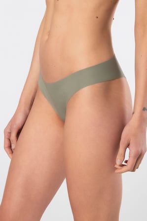 Türen Kadın Lazer Kesim Pamuklu Brazilian Külot 908/Yeşil