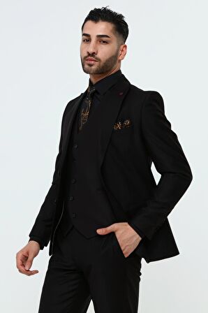 Guild 1042 Slim Fit Sivri Yaka Takım Elbise