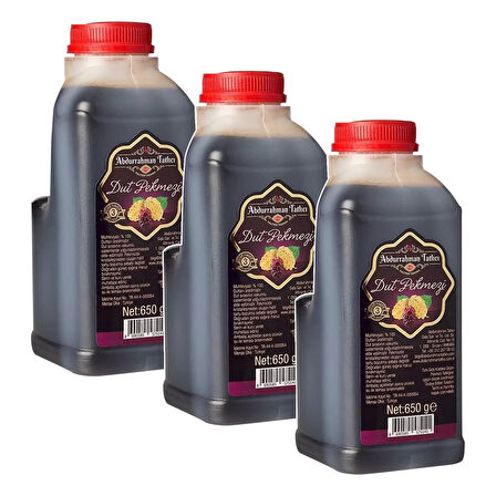 Abdurrahman Tatlıcı Dut Pekmezi 650 Gr x 3 Adet