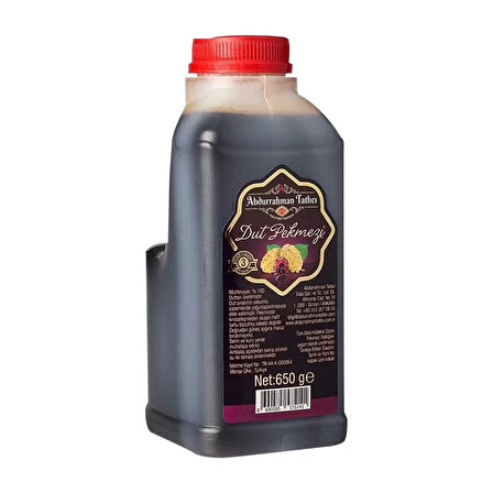 Abdurrahman Tatlıcı Dut Pekmezi 650 Gr x 3 Adet