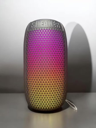  ProNorth RGB USB Destekli Kablosuz Bluetooth Bass Hoparlör Siyah