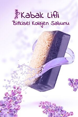 Ma'Vessa % 100 Doğal Kabak Lifli Bitkisel Kolajen Sabun 120 gr