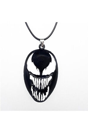 Spiderman Örümcek Adam Venom Siyah Avengers Marvel Metal Kolye