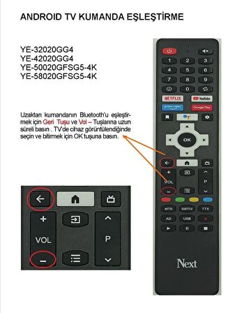 Next Google Tv Kumanda