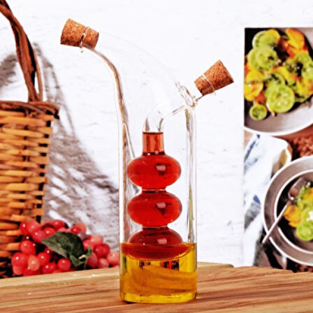 Cam 2'si 1 Arada Yağdanlık ve Sirkelik 300 ml