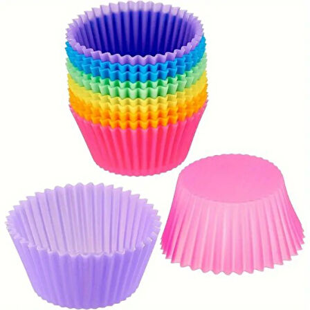 12'li Silikon Muffin Kalıbı
