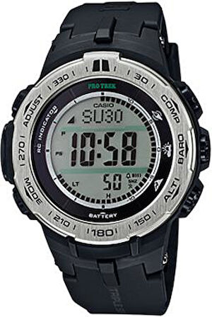 Casio PRG-300 PRW-3100 Gri Orijinal Silikon Saat Kordonu