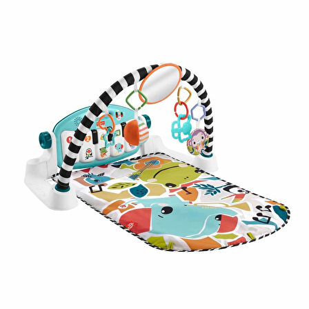 Fisher Price Sesli ve Işıklı Neşeli Hayvanlar Piyanolu Oyun Halısı HWY49