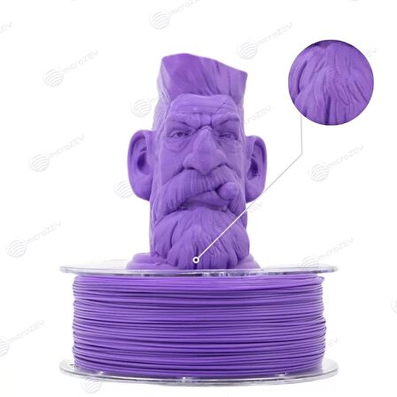 Microzey 1.75 Mm Eflatun Pla Pro Filament 1Kg