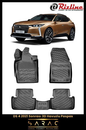 Rizline DS4 Crossback 2023 Model 3D Havuzlu Paspas