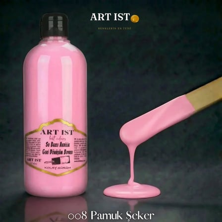 ART IST Geri Dönüşüm Su Bazlı Akrilik Boya 500 ml - 008 Pamuk Şeker