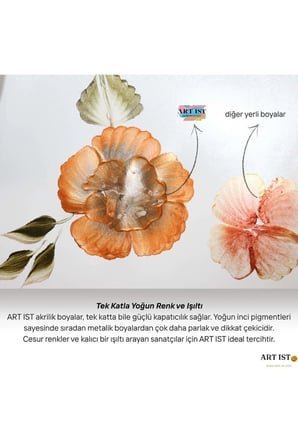 ART IST Geri Dönüşüm Su Bazlı Akrilik Boya 500 ml - 023 Doğal Çam
