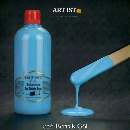 ART IST Geri Dönüşüm Su Bazlı Akrilik Boya 500 ml - 026 Berrak Göl