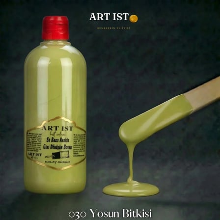 ART IST Geri Dönüşüm Su Bazlı Akrilik Boya 500 ml - 030 Yosun Bitkisi