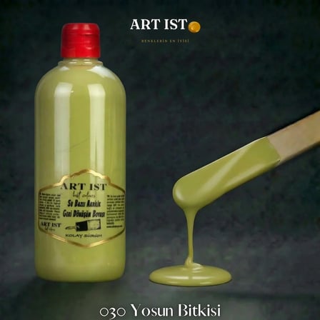 ART IST Geri Dönüşüm Su Bazlı Akrilik Boya 500 ml - 030 Yosun Bitkisi