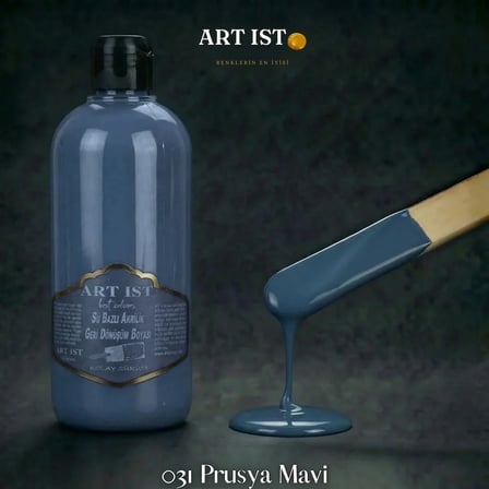 ART IST Geri Dönüşüm Su Bazlı Akrilik Boya 500 ml - 031 Prusya Mavi