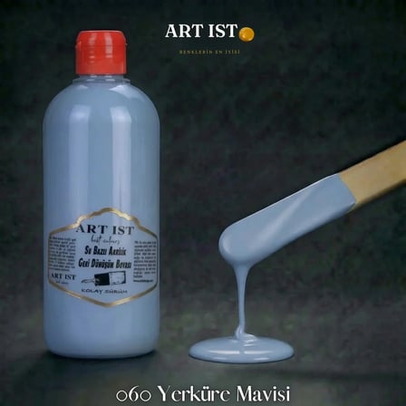 ART IST Geri Dönüşüm Su Bazlı Akrilik Boya 500 ml - 060 Yerküre Mavisi