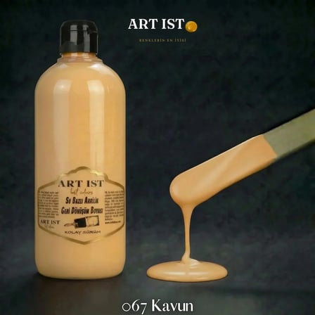 ART IST Geri Dönüşüm Su Bazlı Akrilik Boya 500 ml - 067 Kavun