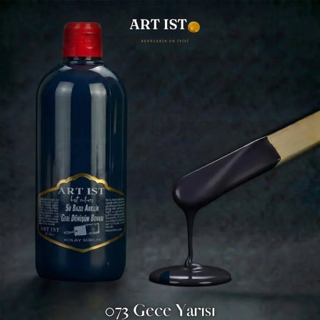 ART IST Geri Dönüşüm Su Bazlı Akrilik Boya 500 ml - 073 Gece Yarısı