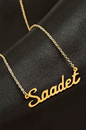 Saadet İsimli Kolye (Kişiye Özel)