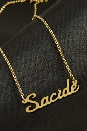 Sacide İsimli Kolye (Kişiye Özel)