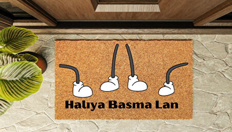 Kapı Önü Paspası Özel Tasarım Koko Model Halıya Basma Lan PK-1548