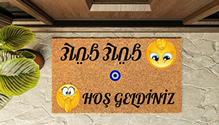 Kapı Önü Paspası Özel Tasarım Koko Model Emojiler PK-1554