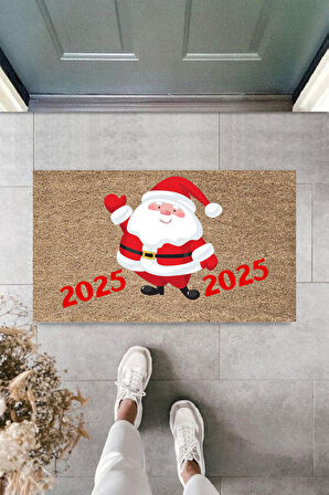 Kapı Önü Paspası Yeni Yıl 2025 Özel Tasarım Model 66