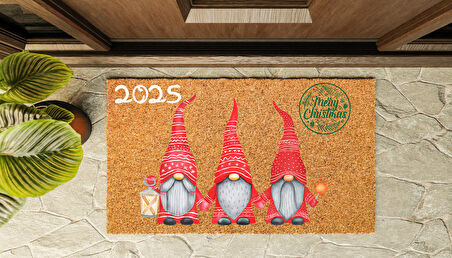 Kapı Önü Paspası Yeni Yıl 2025 Özel Tasarım Koko Model 122