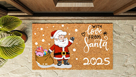 Kapı Önü Paspası Yeni Yıl 2025 Özel Tasarım Koko Model 125