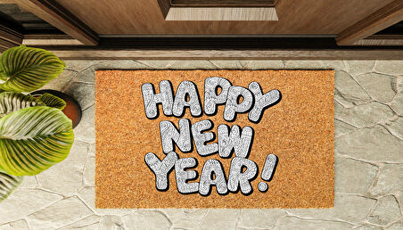 Kapı Önü Paspası Yeni Yıl 2025 Özel Tasarım Koko Model 140