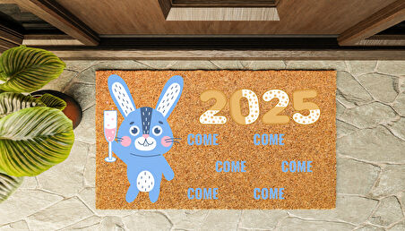 Kapı Önü Paspası Yeni Yıl 2025 Özel Tasarım Koko Model 144