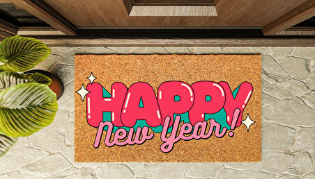 Kapı Önü Paspası Yeni Yıl 2025 Özel Tasarım Koko Model 162