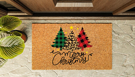 Kapı Önü Paspası Yeni Yıl 2025 Özel Tasarım Koko Model 183