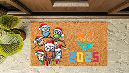 Kapı Önü Paspası Yeni Yıl 2025 Özel Tasarım Koko Model 217