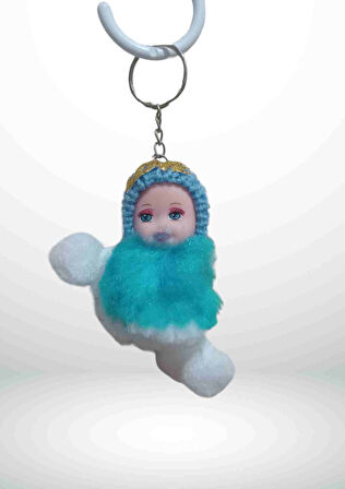 Anahtarlık Bebek Modeli Peluş - Şirin Tasarım 
