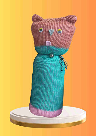 Tıkırık Örgü Yastık Uyku ve Oyun Arkadaşı Çikito - 35 cm