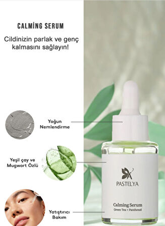 Calming Serum - Green Tea + Panthenol (Yeşil Çay Mugwortlu Yatıştırıcı Serum)