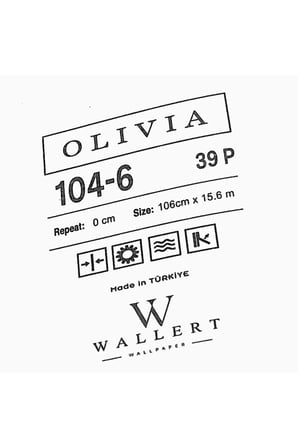 hasır keten dokulu düz silinebilir duvar kağıdı 104-6 | wallert olivia, krem, kağıt taban taban + vinil kaplama - 16.5 m²