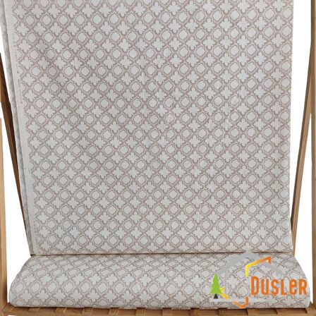 Bej Sade Desenli Su ve Leke İtici Panama Keteni Küçükçalık Premier Duck Kumaş Bezi 100x180