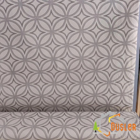 Krem Sade Desenli Su ve Leke İtici Panama Keteni Küçükçalık Premier Duck Kumaş Bezi 100x180