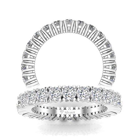 1,75 Karat Pırlanta Tamtur Yüzük